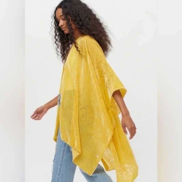Urban Outfitters Tops - Urban Outfitters Golden Yellow Kimono (New With Tags)